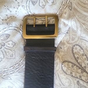 DKNY vintage wide leather belt
